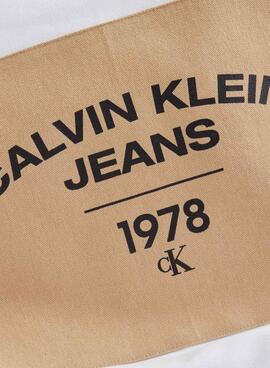 Sweat Calvin Klein Curve Graphic Blanc Homme