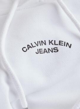 Sweat Calvin Klein Curve Graphic Blanc Homme