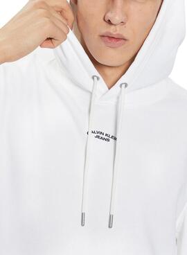 Sweat Calvin Klein Curve Graphic Blanc Homme