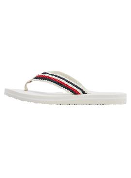 Flip flops Tommy Hilfiger Comfort Blanc pour Femme