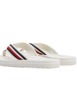 Flip flops Tommy Hilfiger Comfort Blanc pour Femme