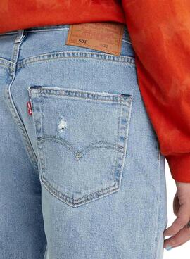 Bermudas Denims Levi's 501 Bleu pour Homme