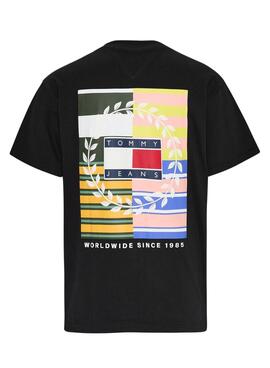 T-Shirt Tommy Jeans Crisp Noire pour Homme