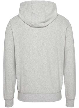 Sweat Tommy Jeans Arched Gris pour Homme