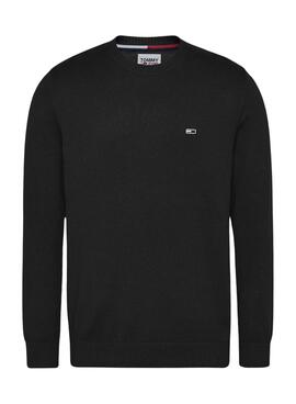 Sweat Tommy Jeans Light Noire pour Homme