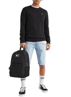 Sweat Tommy Jeans Light Noire pour Homme