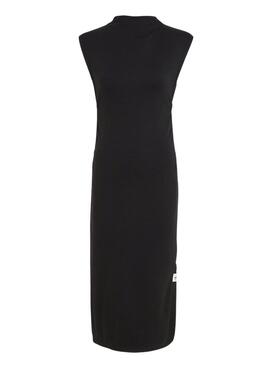 Robe Calvin Klein Mock Noire pour Femme