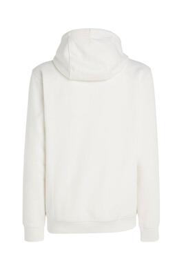 Sweat Tommy Hilfiger Tonal Blanc pour Homme