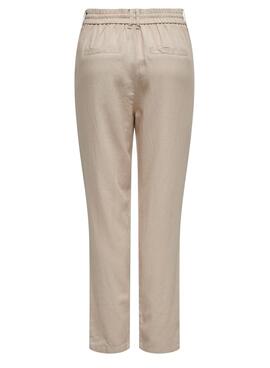 Pantalon Only Caro Beige pour Femme
