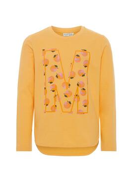 Sweat Name It Alba Orange Fille