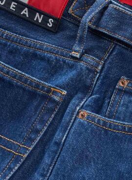 Pantalon Jeans Tommy Jeans Mom Bleu pour Femme