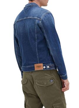 Veste Tommy Hilfiger Denim Bleu pour Homme