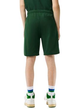 Bermudas Sweat Lacoste Vert pour Homme