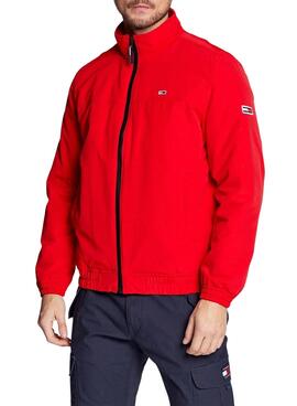 Veste Tommy Jeans Essential Padded Homme Rouge