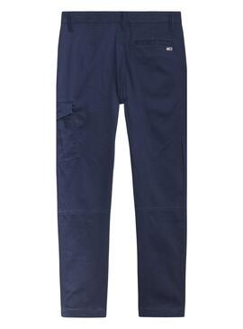 Pantalon Tommy Jeans Scanton Bleu Marine pour Homme