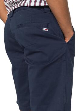 Bermuda Tommy Jeans Scanton Chino Bleu Marine Homme