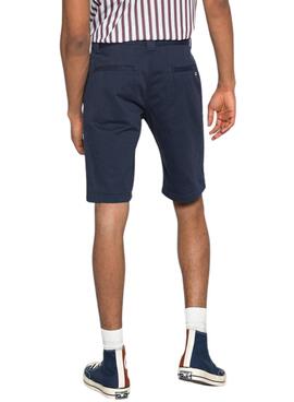 Bermuda Tommy Jeans Scanton Chino Bleu Marine Homme