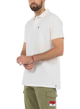 Polo El Pulpo Basic Blanc pour Homme