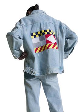 Veste Denim Tommy Jeans Archive Daisy Over