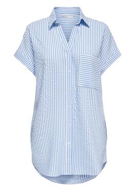Chemise Only Fenna Listas Bleu pour Femme