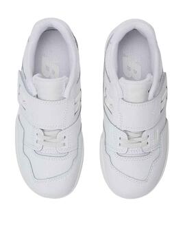 Baskets New Balance 550 Blanc pour Garçon et Fille