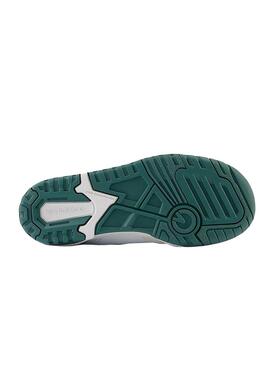 Baskets New Balance 550 Blanc Vert Enfants
