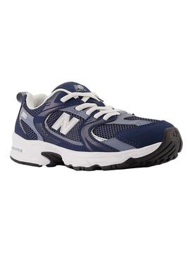 Baskets New Balance 530 Bleu Marine pour Garçon et Fille