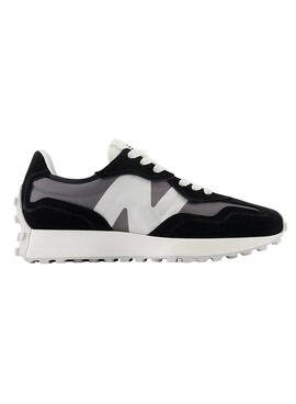 Baskets New Balance 327 Noire Gris pour Homme