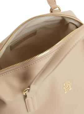 Sac à main Tommy Hilfiger Poppy Small Beige pour Femme