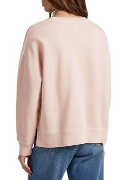Sweat Pepe Jeans Bailey Rosa pour Femme