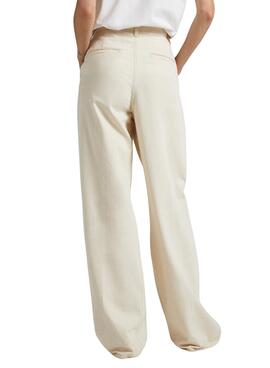 Pantalon Jeans Pepe Jeans Cecilia Beige Femme