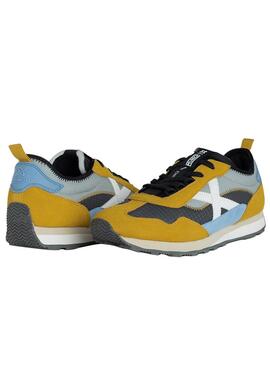 Baskets Munich Um 64 Jaune pour Homme