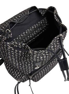 Sac à dos Pepe Jeans Jacquard Miranda Noire Homme