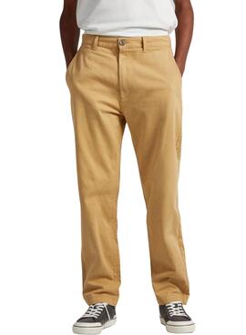 Pantalon Pepe Jeans Nils Chino Jaune Homme