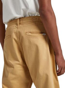 Pantalon Pepe Jeans Nils Chino Jaune Homme