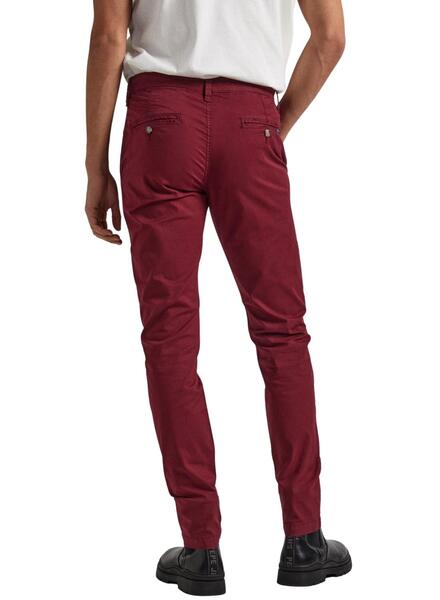 Pantalon rouge pour homme sale