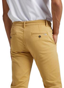 Pantalon Pepe Jeans Charly Jaune pour Homme