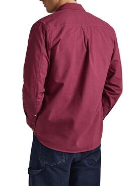 Chemise Pepe Jeans Fabio Rouge pour Homme