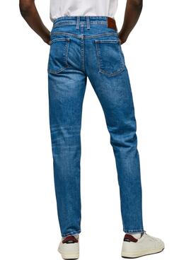 Pantalon Jeans Pepe Jeans Trappe Reg Bleu Homme