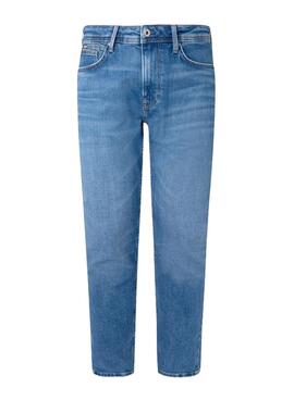 Pantalon Jeans Pepe Jeans Trappe Reg Bleu Homme