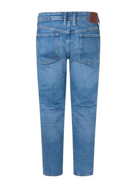 Pantalon Jeans Pepe Jeans Trappe Reg Bleu Homme