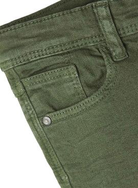 Pantalon Name It Theo Slim Vert pour Garçon