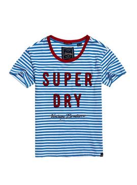 T-Shirt Superdry Payton Blue Pour Femmes