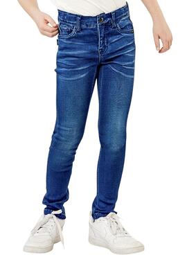 Pantalon Name It Theo Slim 1507 Denim Bleu Garçon