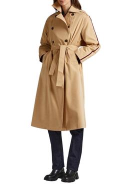 Gabardine Pepe Jeans Marla Beige pour Femme