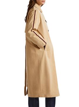 Gabardine Pepe Jeans Marla Beige pour Femme