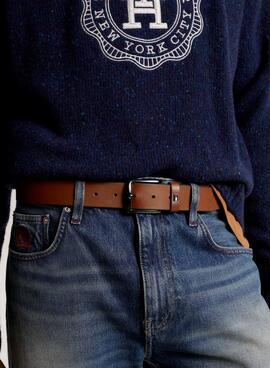 Ceinture Tommy Hilfiger Denton 3,5 Brun Homme
