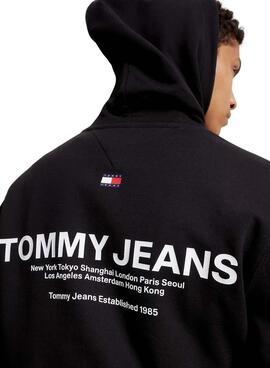 Sweat Tommy Jeans Entry Graphic Noire Homme