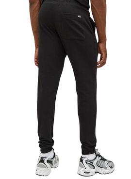 Pantalon Tommy Jeans Signature Noire pour Homme
