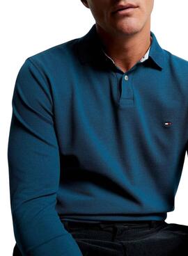 Polo Tommy Hilfiger 1985 Regular Bleu pour Homme
